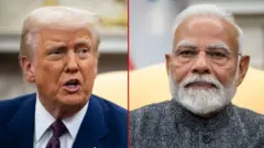  અમેરિકાના રાષ્ટ્રપતિ ડોનાલ્ડ ટ્રમ્પ અને ભારતના વડા પ્રધાન નરેન્દ્ર મોદી (ફાઇલ ફોટો)