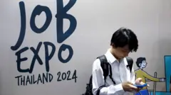 ထိုင်းနိုင်ငံ အလုပ်အကိုင်ပြပွဲကို အလုပ်လက်မဲ့ထိုင်းလူငယ်တွေအတွက်ရည်ရွယ်ပြီး ထိုင်းအလုပ်သမားဝန်ကြီးဌာနက ဦးဆောင်ပြုလုပ်ပေးတာဖြစ်ပါတယ်