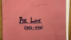 Capa rosa da lista do PIE