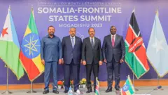 ጠቅላይ ሚኒስትር ዐቢይ፣ ፕሬዝዳንት ጊሌ፣ ፕሬዝዳንት ሐሰን እና ፕሬዝዳንት ሩቶ 
