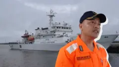 面對中國威脅升高，台灣有海巡官員從神明信仰中汲取力量。