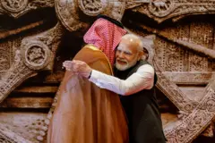 पीएम मोदी के साथ सऊदी अरब के क्राउन प्रिंस मोहम्मद बिन सलमान