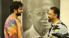 நடிகர் கமலுடன் அசோக்செல்வன்