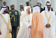 Papa foi aos Emirados Árabes em 2019, primeira vez que um líder católico foi à região de grande maioria muçulmana