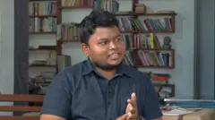 ජන අරගල සන්ධානයේ ගම්පහ කණ්ඩායම් නායක වසන්ත මුදලිගේ සමග කළ සාකච්ඡාව