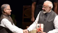 हरिवंश और नरेंद्र मोदी