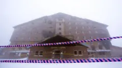 Otelin dışına 23 Ocak'ta jandarma şeridi çekildi