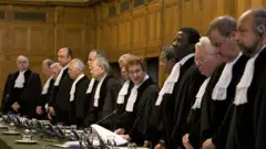 محل دیوان بین‌المللی دادگستری، شهر لاهه در کشور هلند است