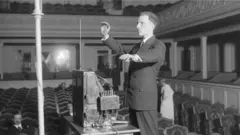 Leon Theremin in New York in 1928