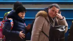 ukraynadan kaçan insanlar