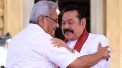 President Rajapaksa with PM Rajapaksa