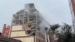 Damaged building