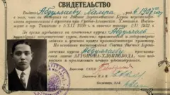 Ҳамро Абдуллаевнинг "пахтакор-агроном" мутахассислигини тасдиқловчи дипломи