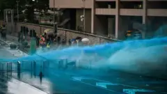 Blue water cannon