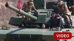 காணொளி: போர் டாங்கியை ஓட்டிய கிம் ஜாங் உன் மகள்