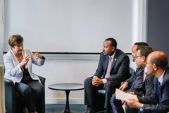 ዳይረክተር ኣይኤምኤፍ ክሪስታሊና ጆርጂቫ ኣብ ሰነ 2023 - ኣብ ፓሪስ