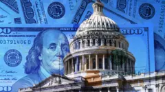 Економічна криза в США - стокова фотографія