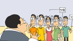 रोज़गार, कार्टून
