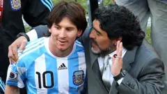 मेसी, मैराडोना