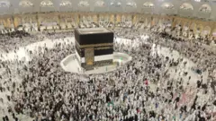 Jemaah haji pada 12 Juli lalu.