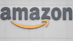 Front of an Amazon warehouse