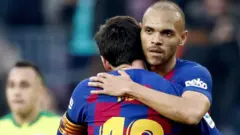 Lionel Messi na Martin Baithwaite