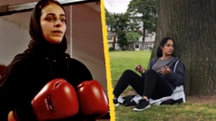 Safiyyah Syeed, left, and Faizah Hashmi, right, have both used sport to help deal with eating disorder