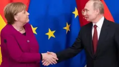 Putin y Merkel