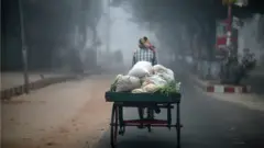 রাস্তায় ভ্যানগাড়ি