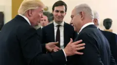 نتنياهو وترامب وبينهما كوشنر