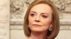 Liz Truss at Mansion House in London