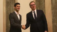 Novak Đoković i Aleksandar Vučić