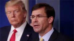 Defence Secretary Mark Esper is the latest in a series of officials sacked by Donald Trump