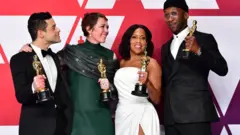 Mahershala Ali, Rami Malek, Olivia Colman and Regina King