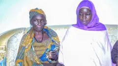 Ruth Pogu and her mama