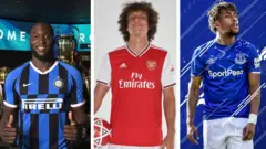 Romelu Lukaku, David Luiz ati Alex Iwobi