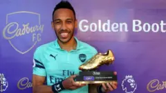 Pierre Emerick-Aubameyang a été meilleur buteur ex-aequo avec Sadio Mané, lors de la Premier League 2019-2020.