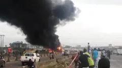 Ọkọ̀ agbépo gbiná ní Ibafo