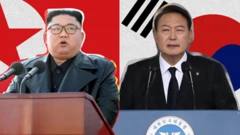 उत्तर कोरिया और दक्षिण कोरिया