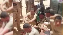 صورة للجنود المصريين المحتجزين