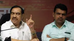 एकनाथ खडसे आणि देवेंद्र फडणवीस