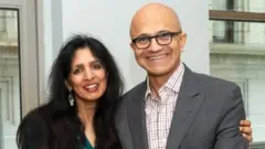 जयश्री उल्लाल आणि सत्या नडेला एका कार्यक्रमानिमित्त जून 2019 मध्ये एकत्र आलेले
