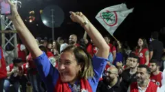 Hristiyan Lübnan Gücü Partisi destekçileri