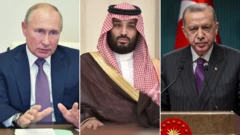 Putin, bin Selman, Erdoğan