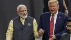 नरेंद्र मोदी आणि डोनाल्ड ट्रंप