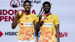 చిరాగ్ శెట్టి, సాత్విక్ సాయిరాజ్ రంకిరెడ్డి