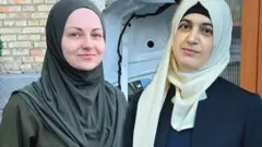 Viktoria (kiri) dan Niyara.