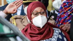 Perezida Samia Suluhu Hassan ari mu ruzinduko muri Kenya