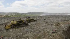 La décharge d'Andralanitra s'étend sur 20 hectares.