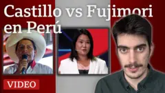 Pedro Castillo, Keiko Fujimori y Enric Botella, periodista de BBC Mundo
